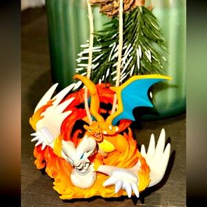 Pokemon TCG Reshiram & Charizard GX Figure Collection Christmas ornament